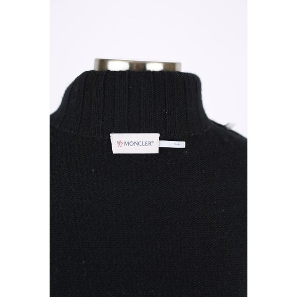 $1,270 Moncler Tricot Down Cardigan SZ S Black MINT - Picture 6 of 9